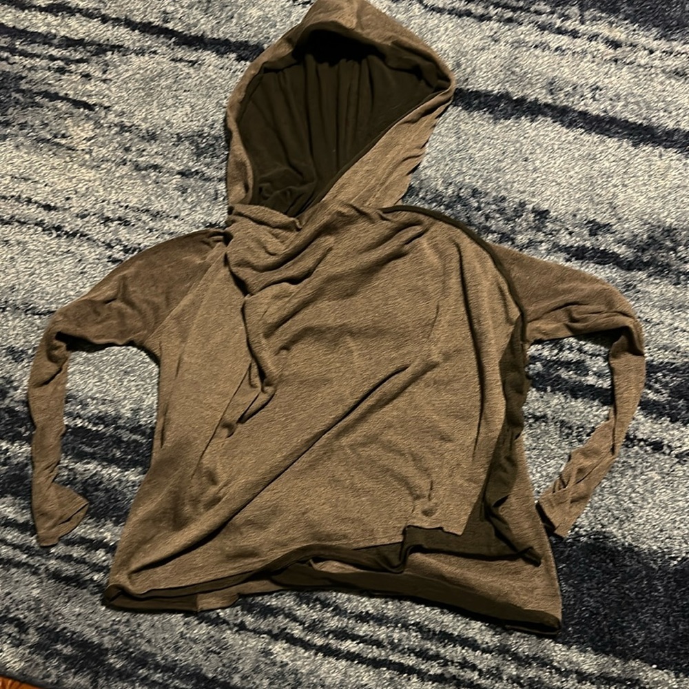 War cardigan with hood